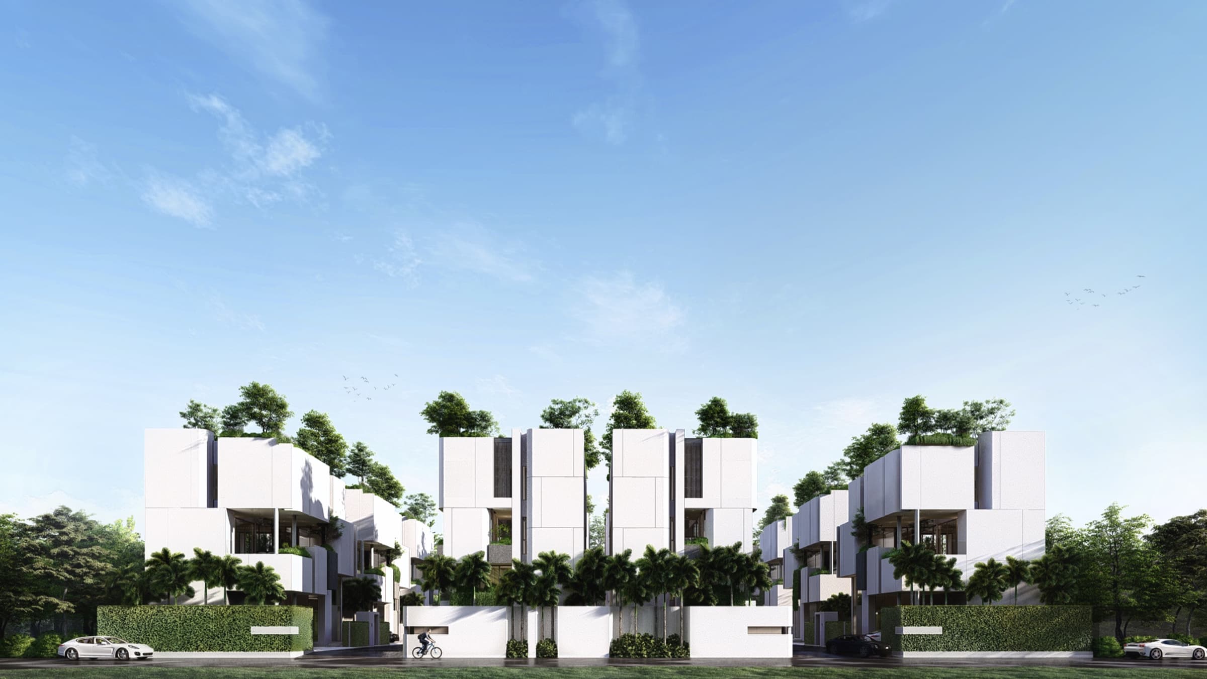Front exterior overview of the ARQ10 development