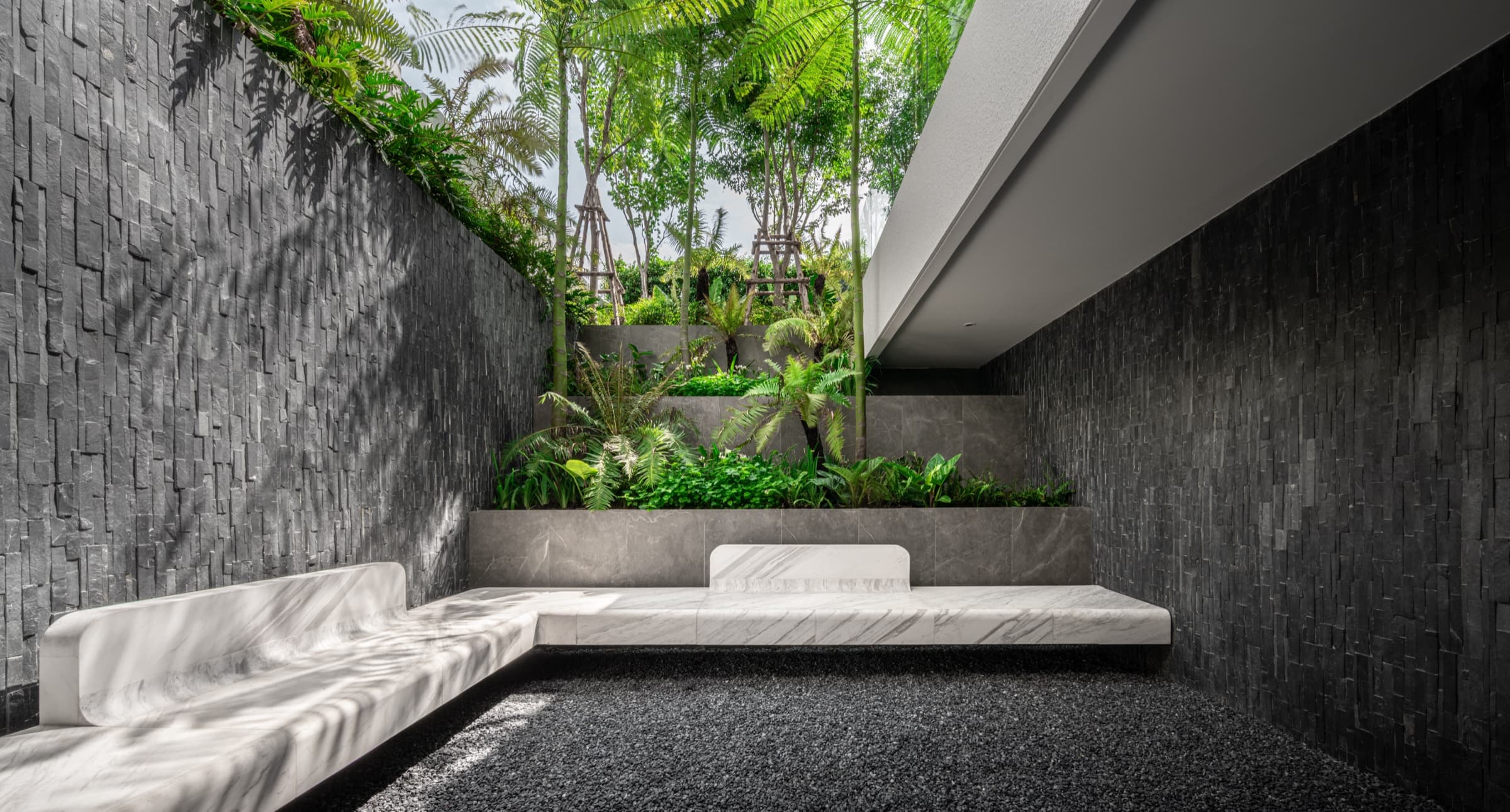 Completed ARQ10 L-House private pool level